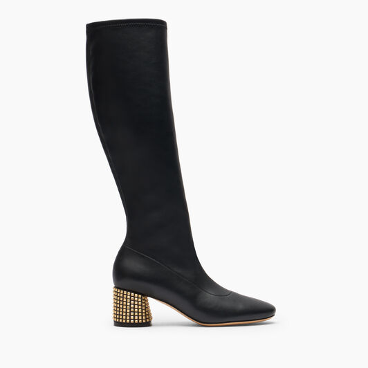 Casadei Goldmember To The Knee Black 1S383A0501C2899