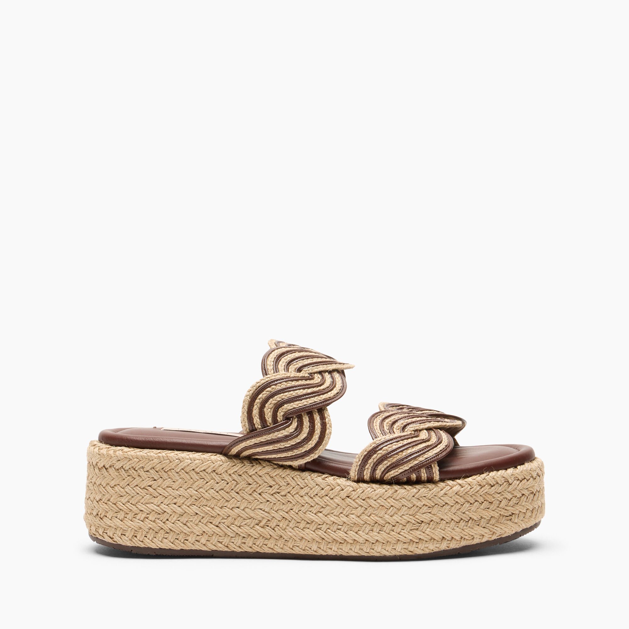 Casadei Thaiti Wedge Cocoa 1M571B0201TAHTI