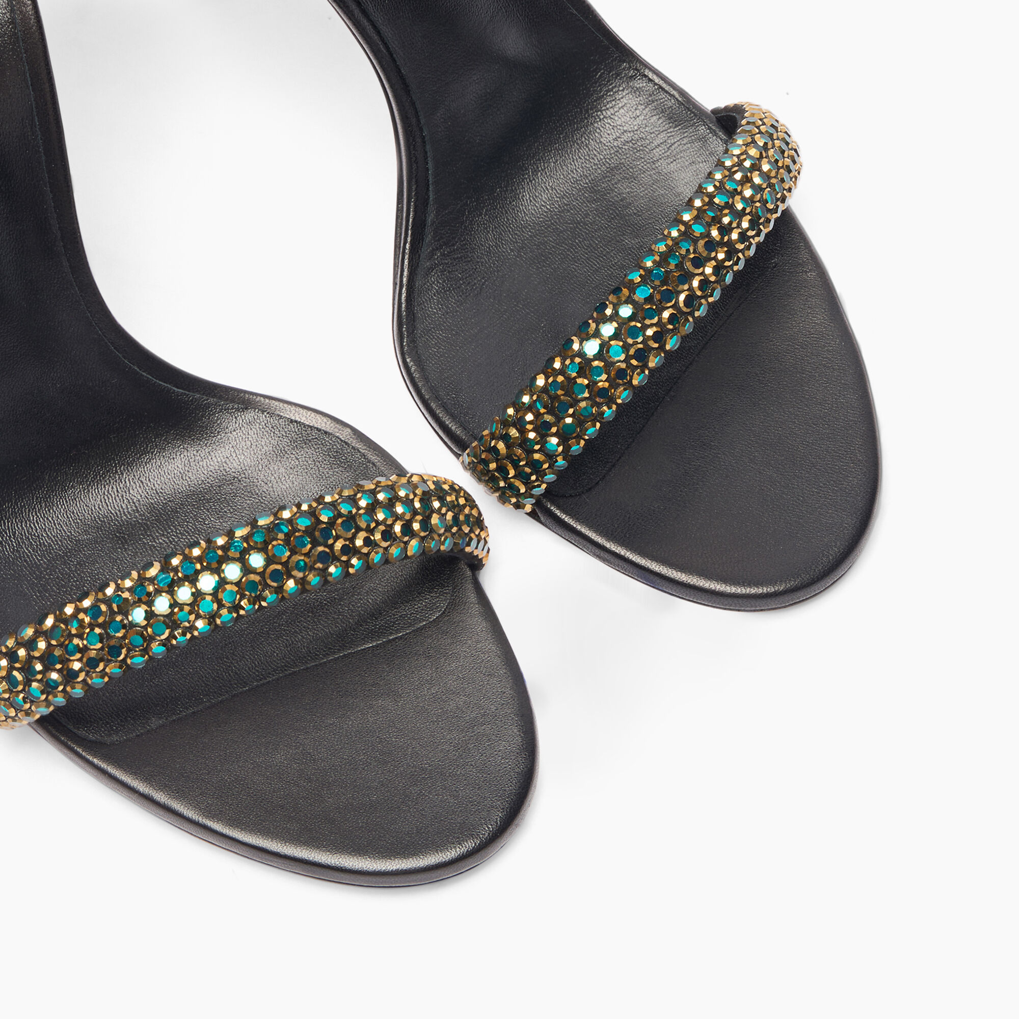 Casadei Julia Olympo Sandals Black 1L318J1001C2660