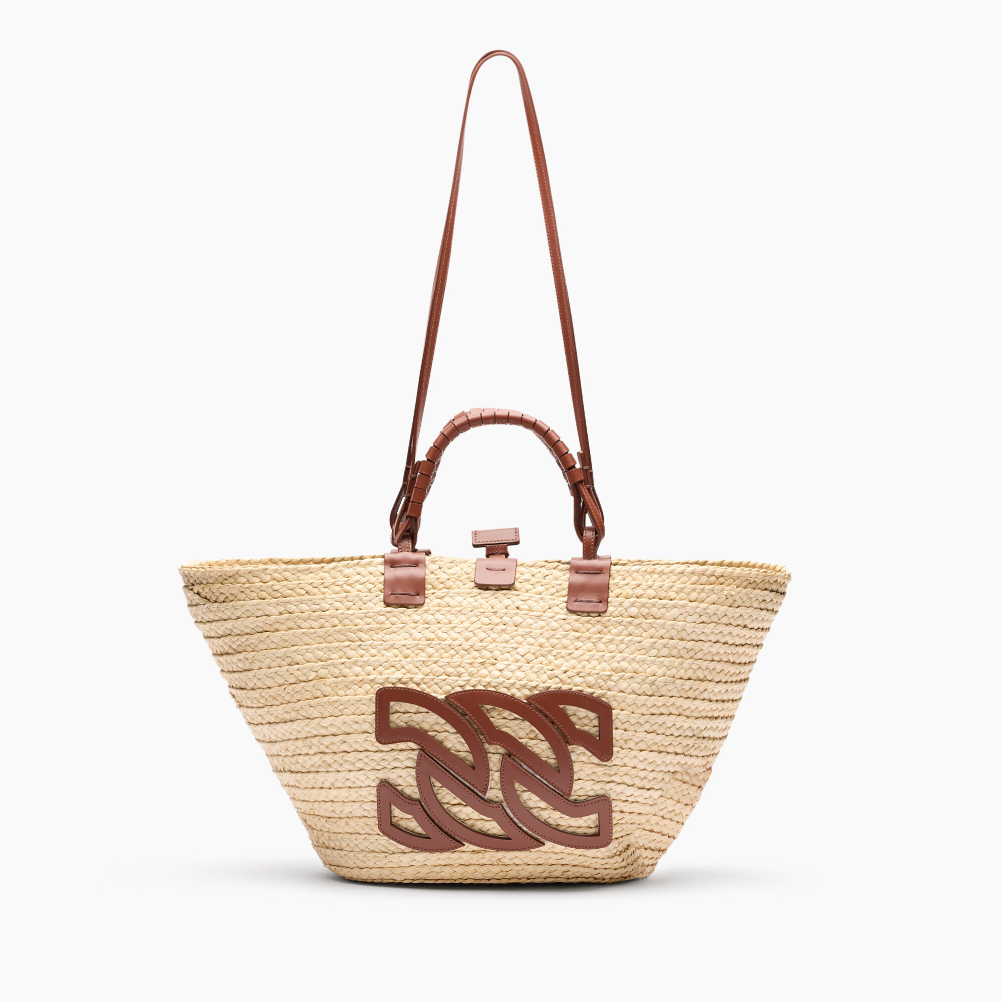 Casadei Panarea Bag Natur and Rum 3W432X0000PANAR