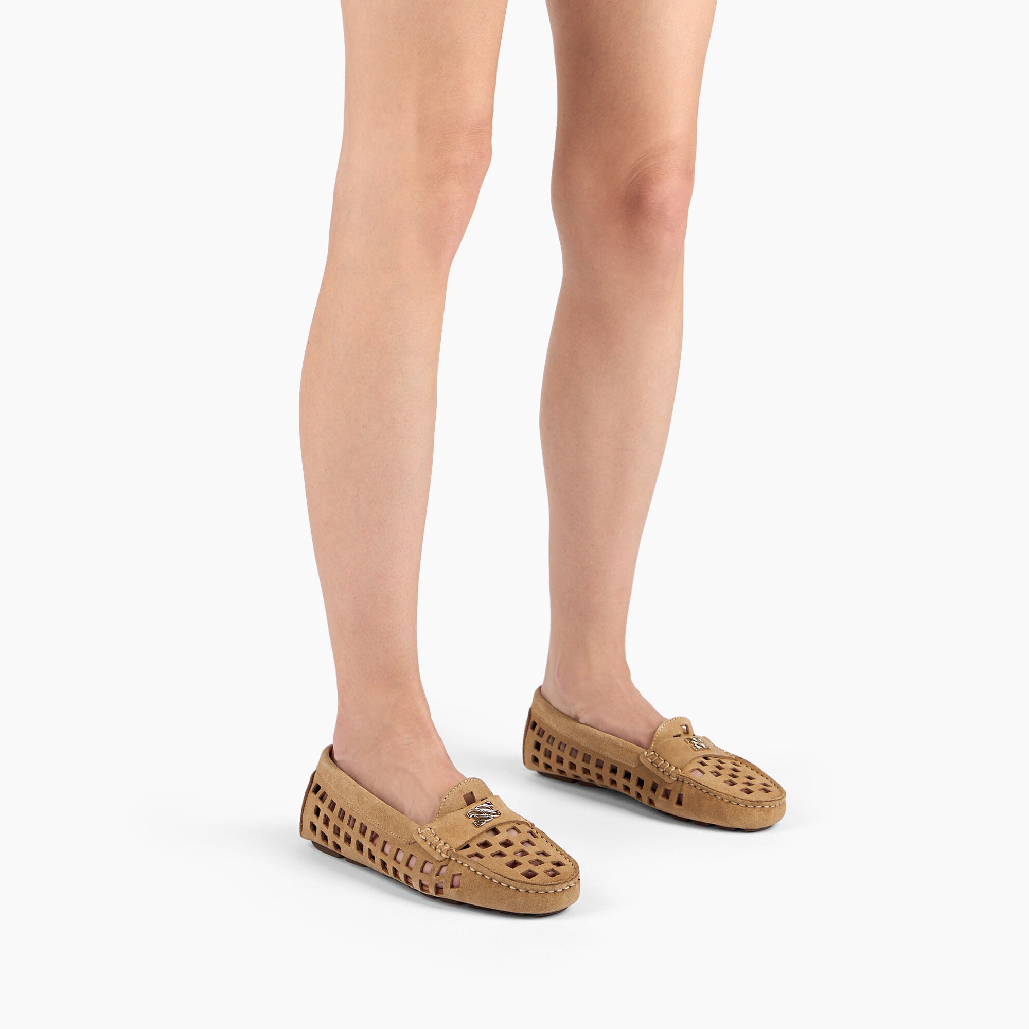 Casadei Maxisuede Loafer Sand 2D329B0101C3058 Casadei Maxisuede Loafer Sand 2D329B0101C3058