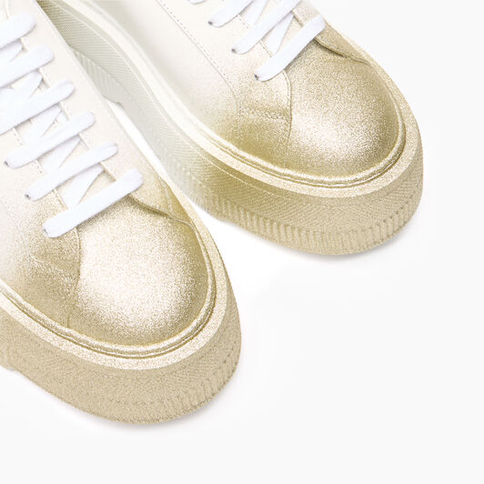 Casadei Nexus Salento Reflex Sneakers Bianco e Sand 2X045J0701C2691