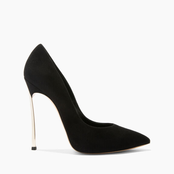 Casadei حذاء بكعب بليد أسود 1F916W120MC1190