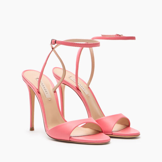 Casadei Julia Leather Sandals Coral 1L293J1001MINOR