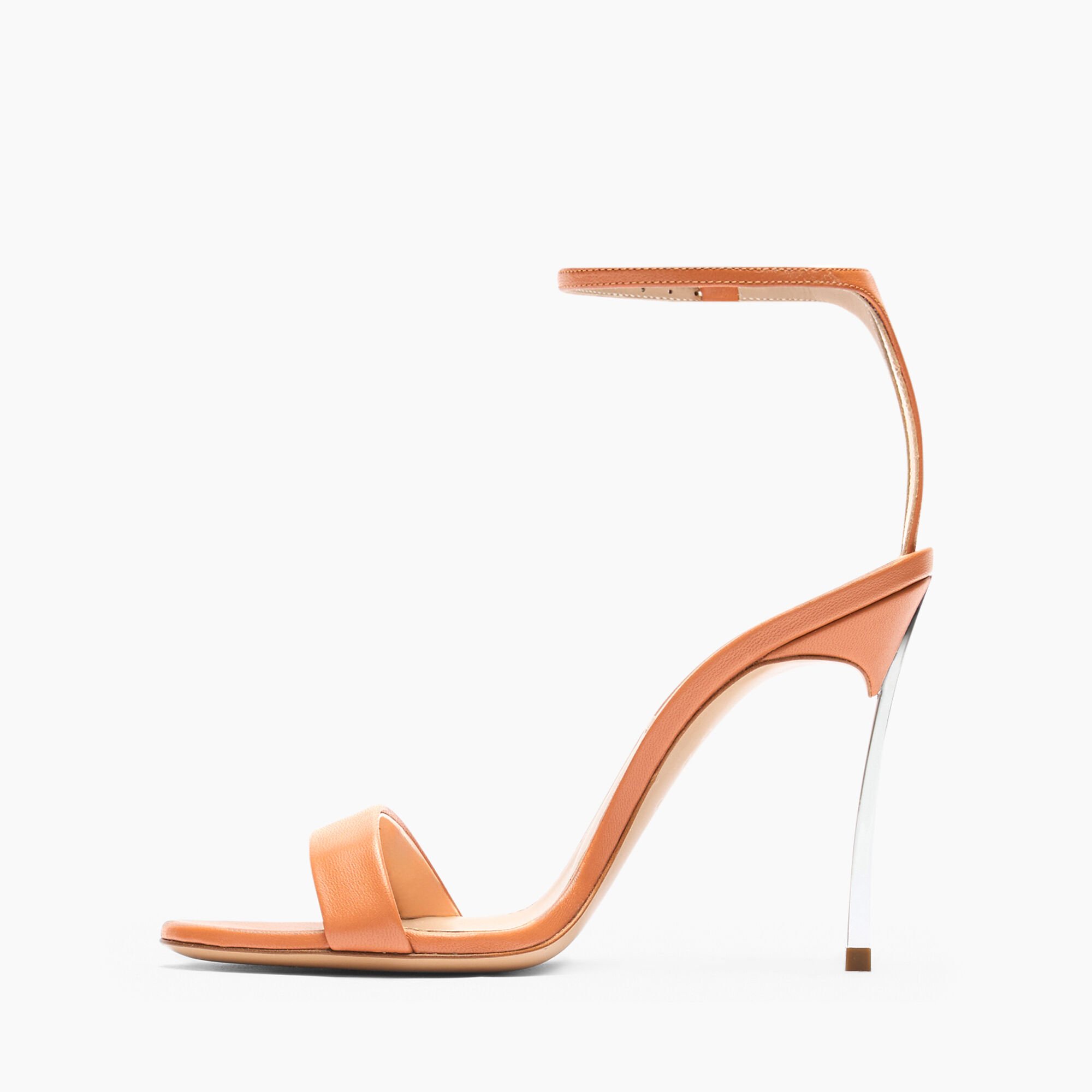 Casadei Marta Leather Sandals Caramel 1L165W100MC2015