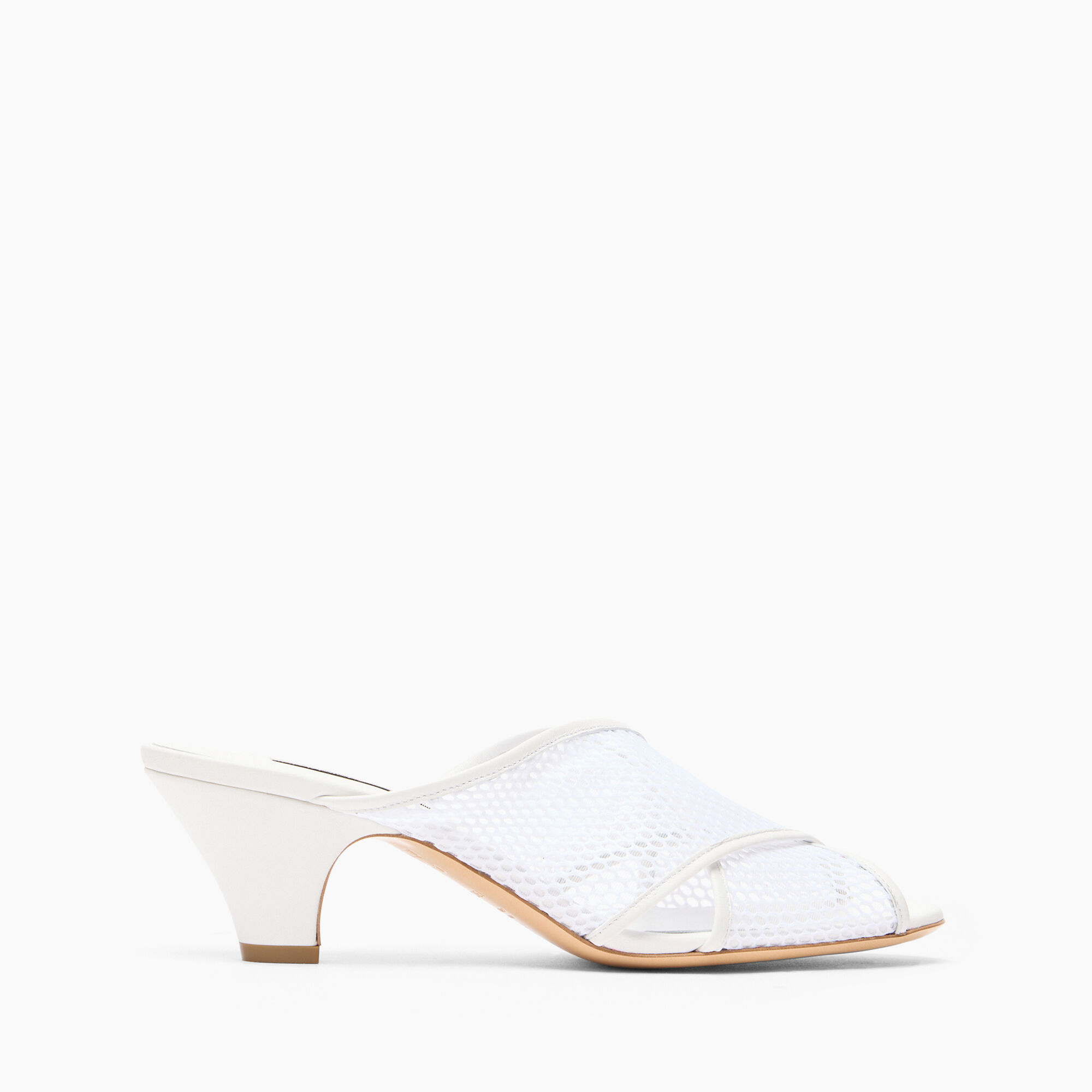 Casadei Muni Net Mules White 1H028J0501T0508