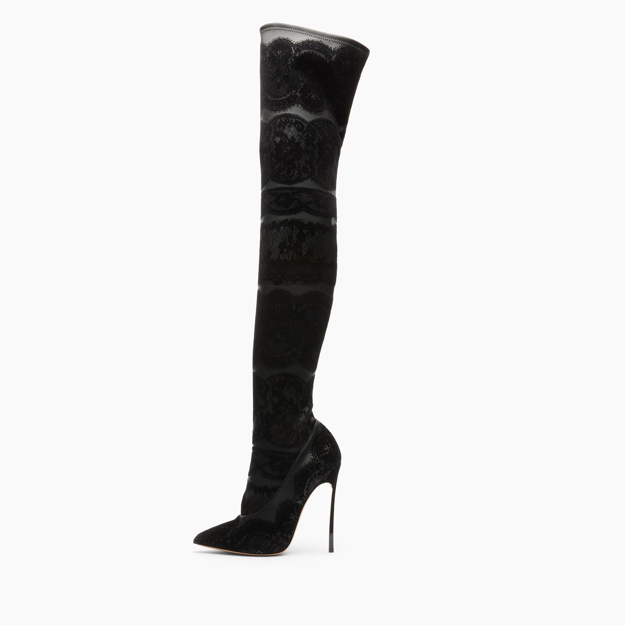 Casadei Lingerie Blade Over The Knee Black 1T082A120TLNGRE