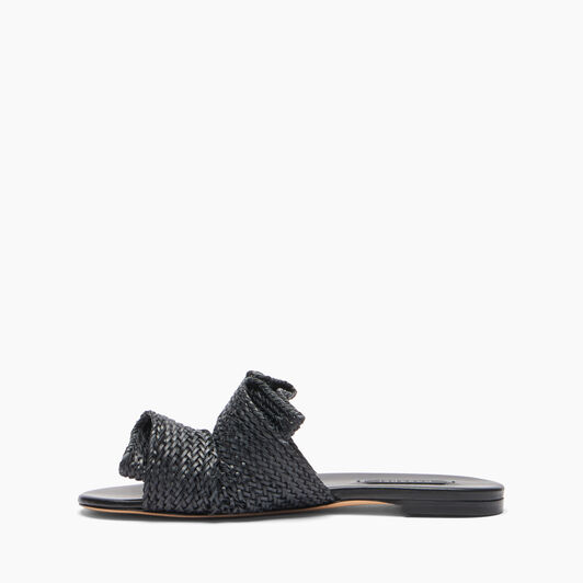 Casadei Hanoi Slide Sandal Black 1M547B0101HANOI