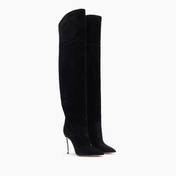 Casadei بوت بليد كورساريو فوق الركبة Black 1T076A100MC1832 Casadei بوت بليد كورساريو فوق الركبة Black 1T076A100MC1832