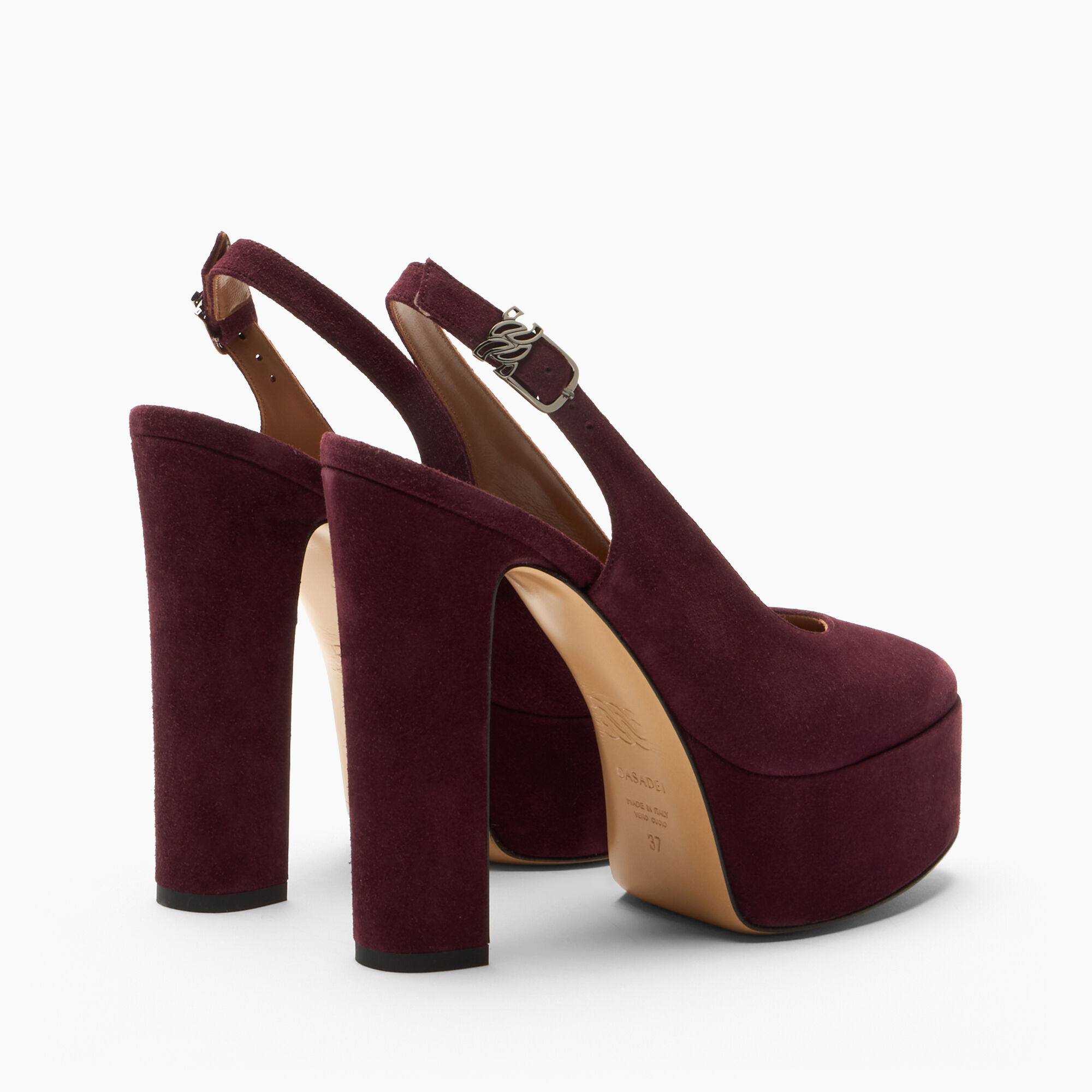 Casadei Patty Platform Renna Sandal Ruby 1G659A1301RENNA Casadei Patty Platform Renna Sandal Ruby 1G659A1301RENNA