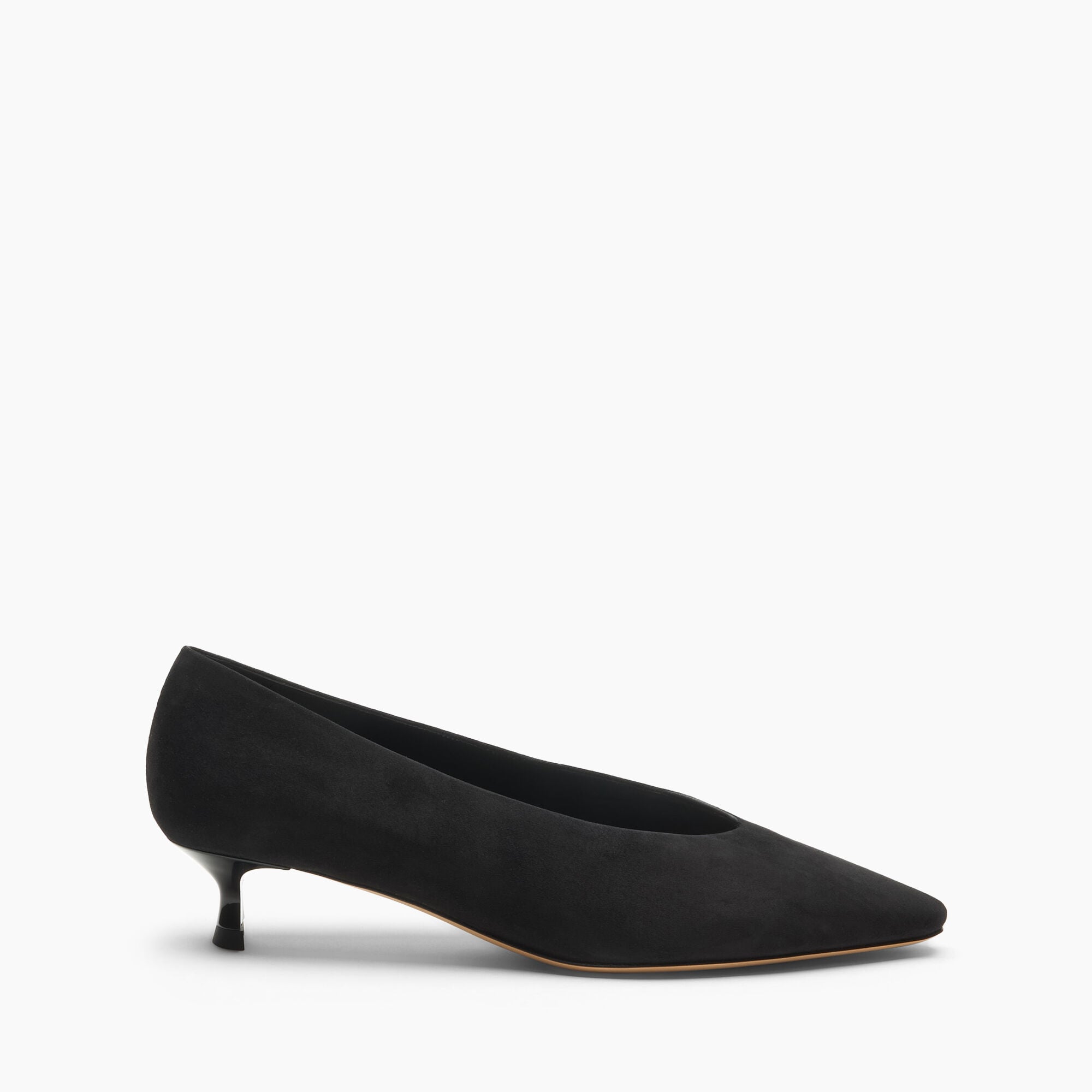 Casadei Giselle Suede Pump Black 1F063C030TCAMOS Casadei Giselle Suede Pump Black 1F063C030TCAMOS