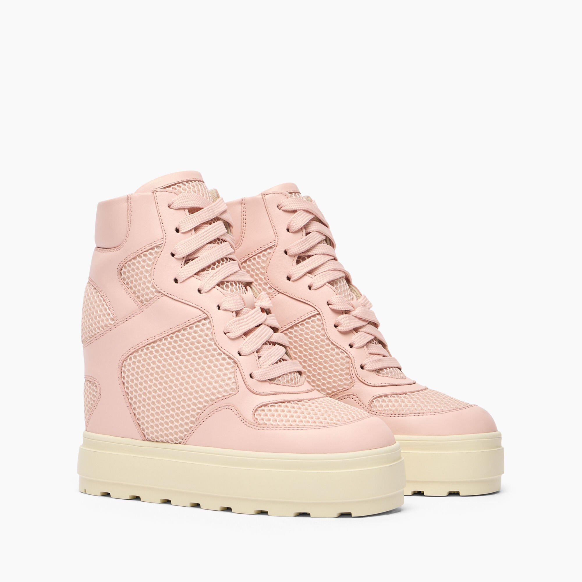 Casadei High top Net & Leather Sneakers Minou 2X053J0801T0512