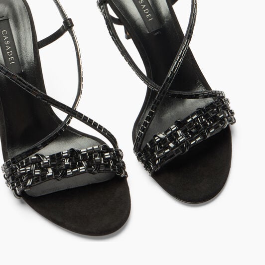 Casadei Sandalo Julia Godyva Nero 1L483C0801C3072 Casadei Sandalo Julia Godyva Nero 1L483C0801C3072