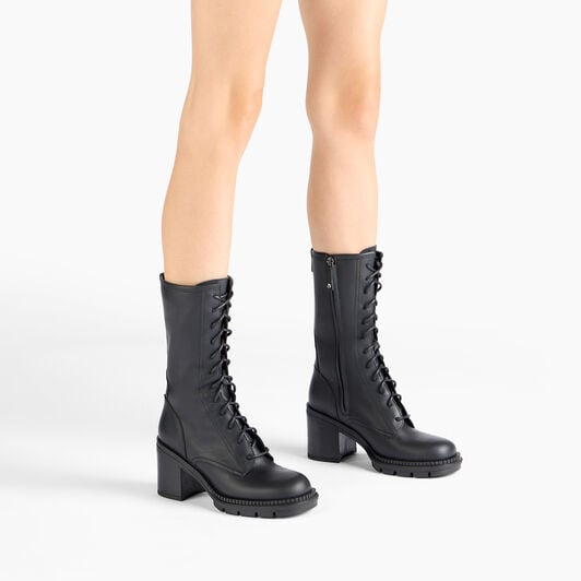 Casadei Concept Symphony Combat Boot Black 1R522A0801C2860 Casadei Concept Symphony Combat Boot Black 1R522A0801C2860