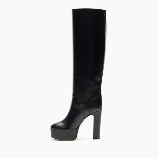 Casadei Patty To The Knee Boots Black 1S381A1301LOVEC Casadei Patty To The Knee Boots Black 1S381A1301LOVEC