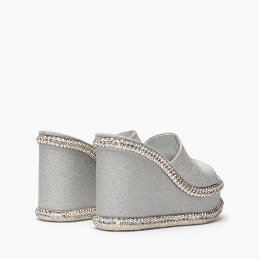 Casadei Sirio Wedge Silver, silver 1M506B0801C2960