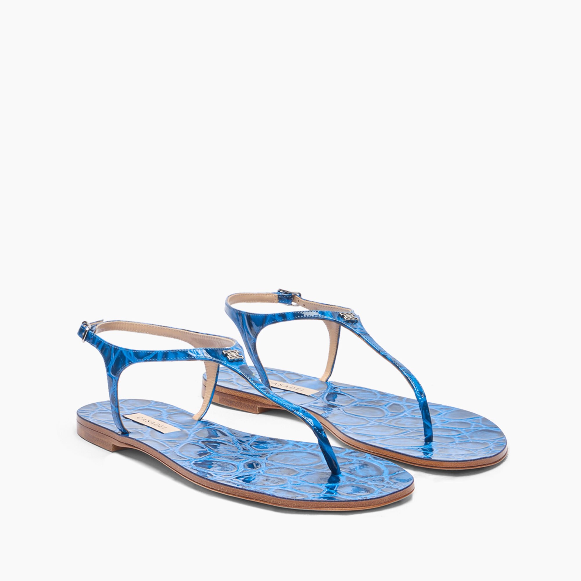 Casadei Jurassic Thong Sandals Ocean 1N232J0101C2663