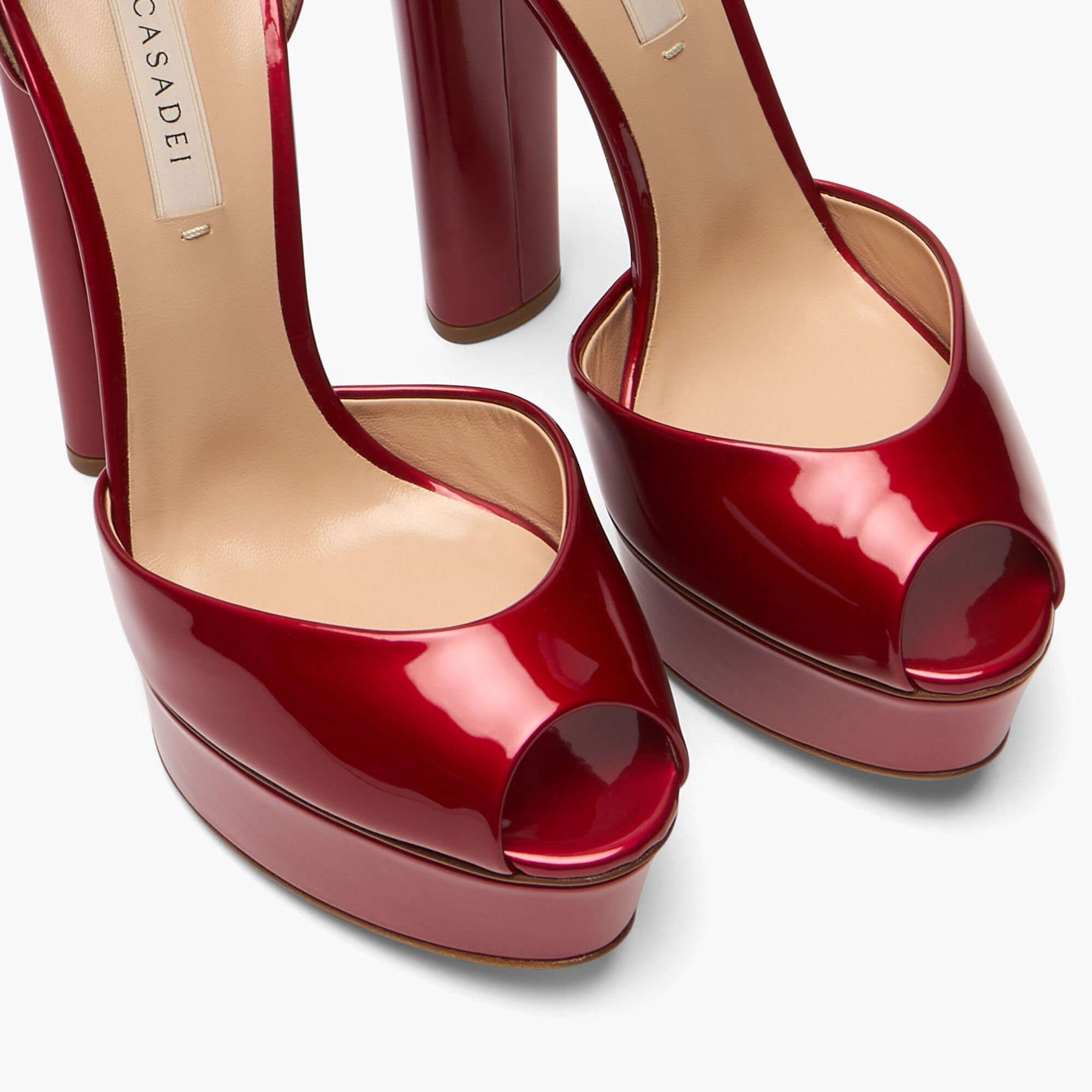 Casadei Flara Platform Samurai Ultrared 1L287Y1401SAMUR Casadei Flara Platform Samurai Ultrared 1L287Y1401SAMUR