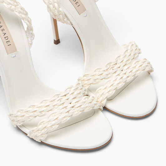 Casadei Avenida Julia Sandal White 1L421B1001C2934