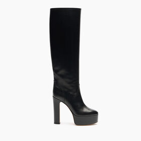 Casadei Patty To The Knee Boots Black 1S381A1301LOVEC