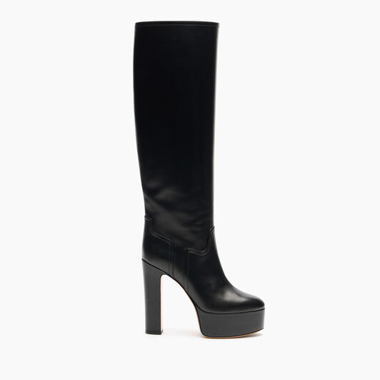 Casadei Patty To The Knee Boots Black 1S381A1301LOVEC Casadei Patty To The Knee Boots Black 1S381A1301LOVEC