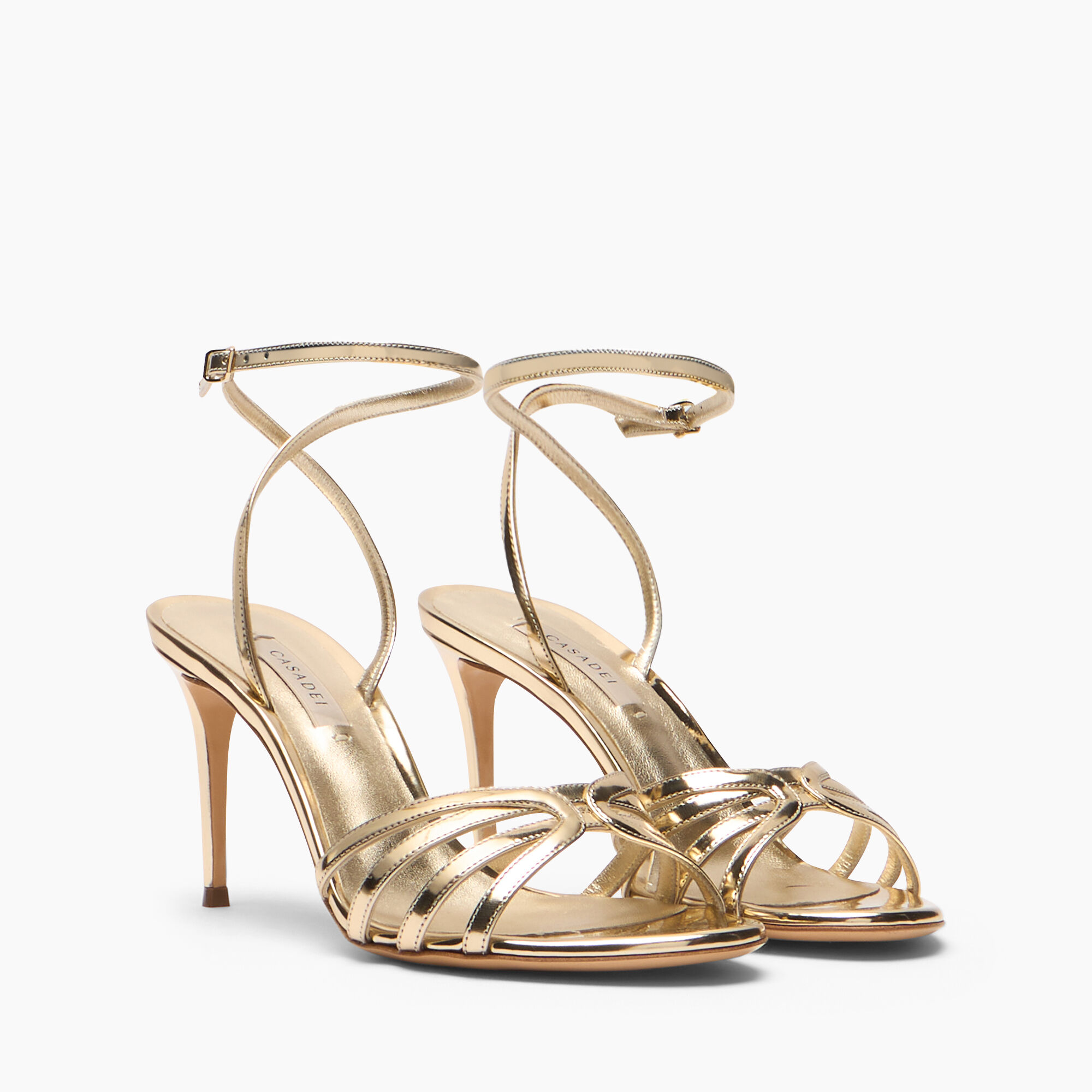 Julia Interstellar Sandal in Platinum for Women | Casadei®