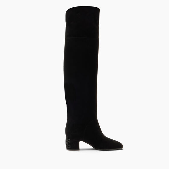 Casadei بوت موني نوماد فوق الركبة Black 1T081A0501NOMAD Casadei بوت موني نوماد فوق الركبة Black 1T081A0501NOMAD