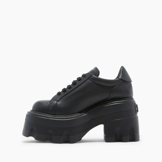 Casadei Maxxxi Leather Sneakers Black 2X984W070NSALEN