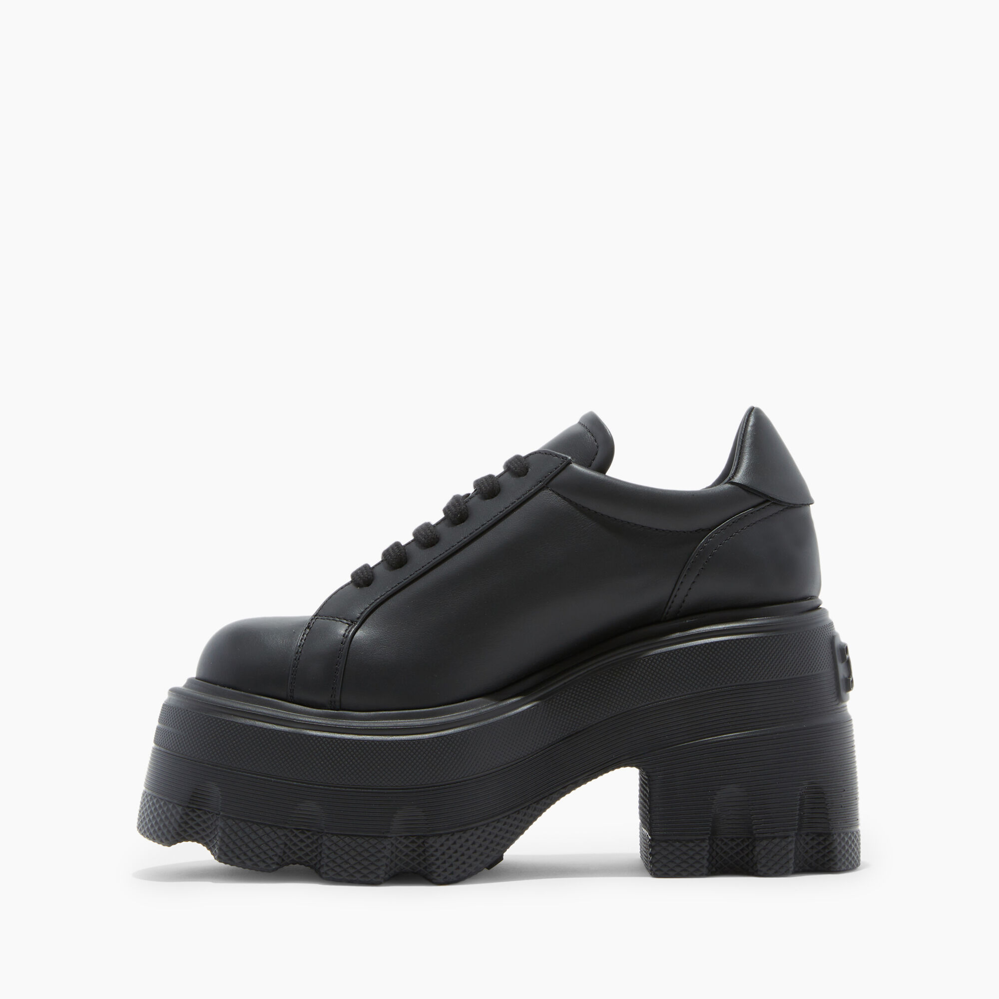 Casadei Maxxxi Leather Sneakers Black 2X984W070NSALEN