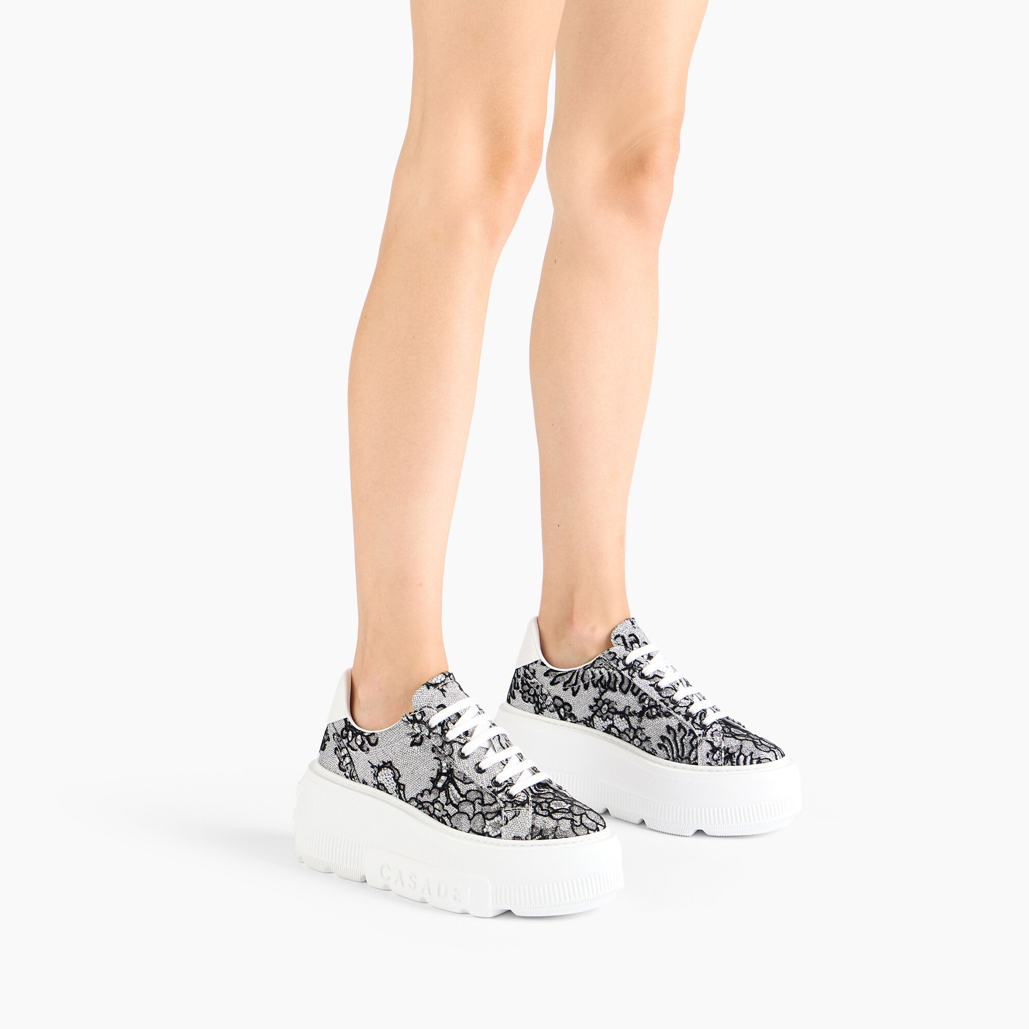 Casadei Nexus Rigel Sneaker Silverado+White 2X140C0701C3096 Casadei Nexus Rigel Sneaker Silverado+White 2X140C0701C3096