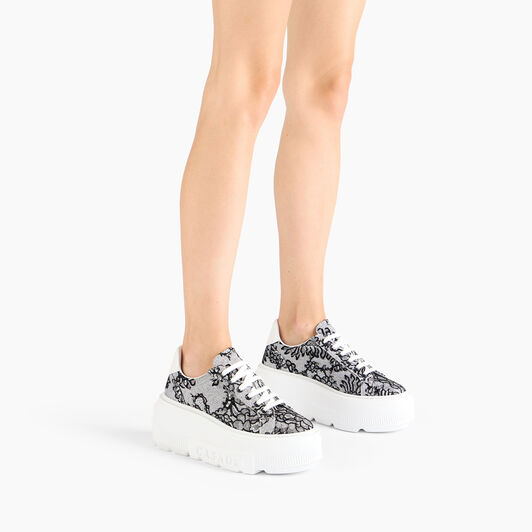 Casadei Nexus Rigel Sneaker Silverado+White 2X140C0701C3096 Casadei Nexus Rigel Sneaker Silverado+White 2X140C0701C3096