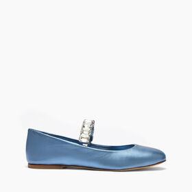 Casadei Flash Ballet Flats Denim 1A283J0101C2676
