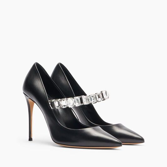 Casadei Julia Minorca Pumps Black 1F009A1001C2832 Casadei Julia Minorca Pumps Black 1F009A1001C2832