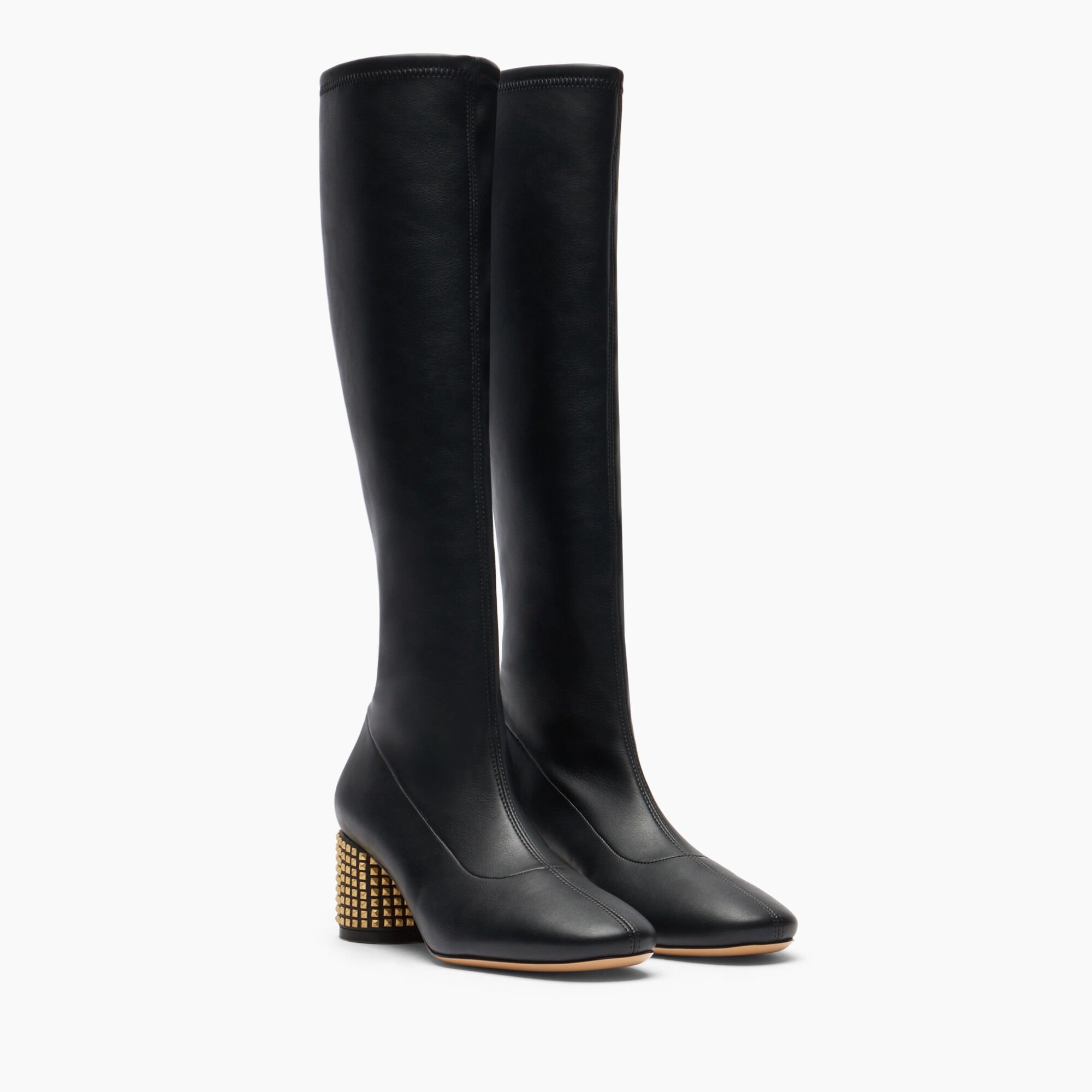 Casadei Goldmember To The Knee Black 1S383A0501C2899
