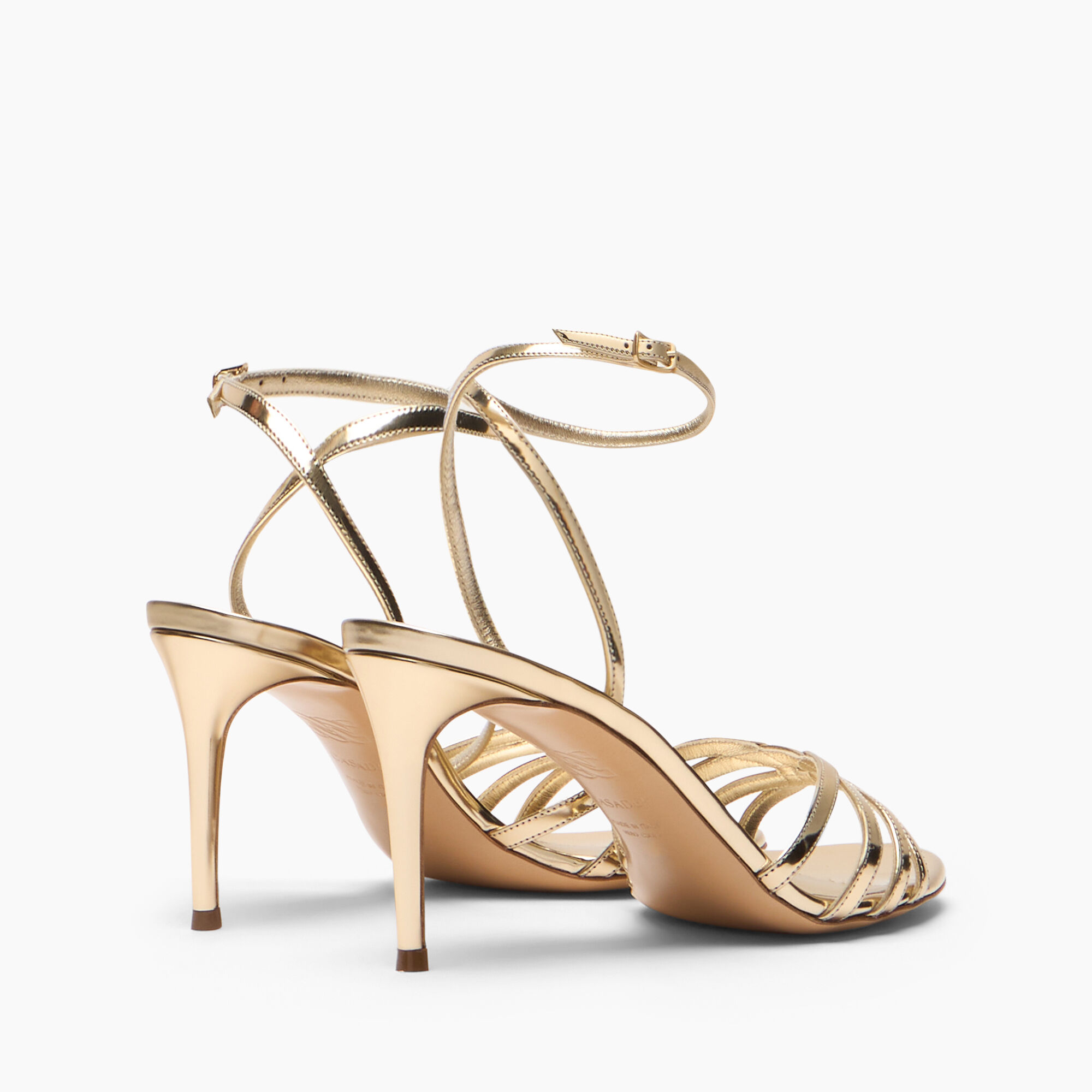 Julia Interstellar Sandal in Platinum for Women | Casadei®