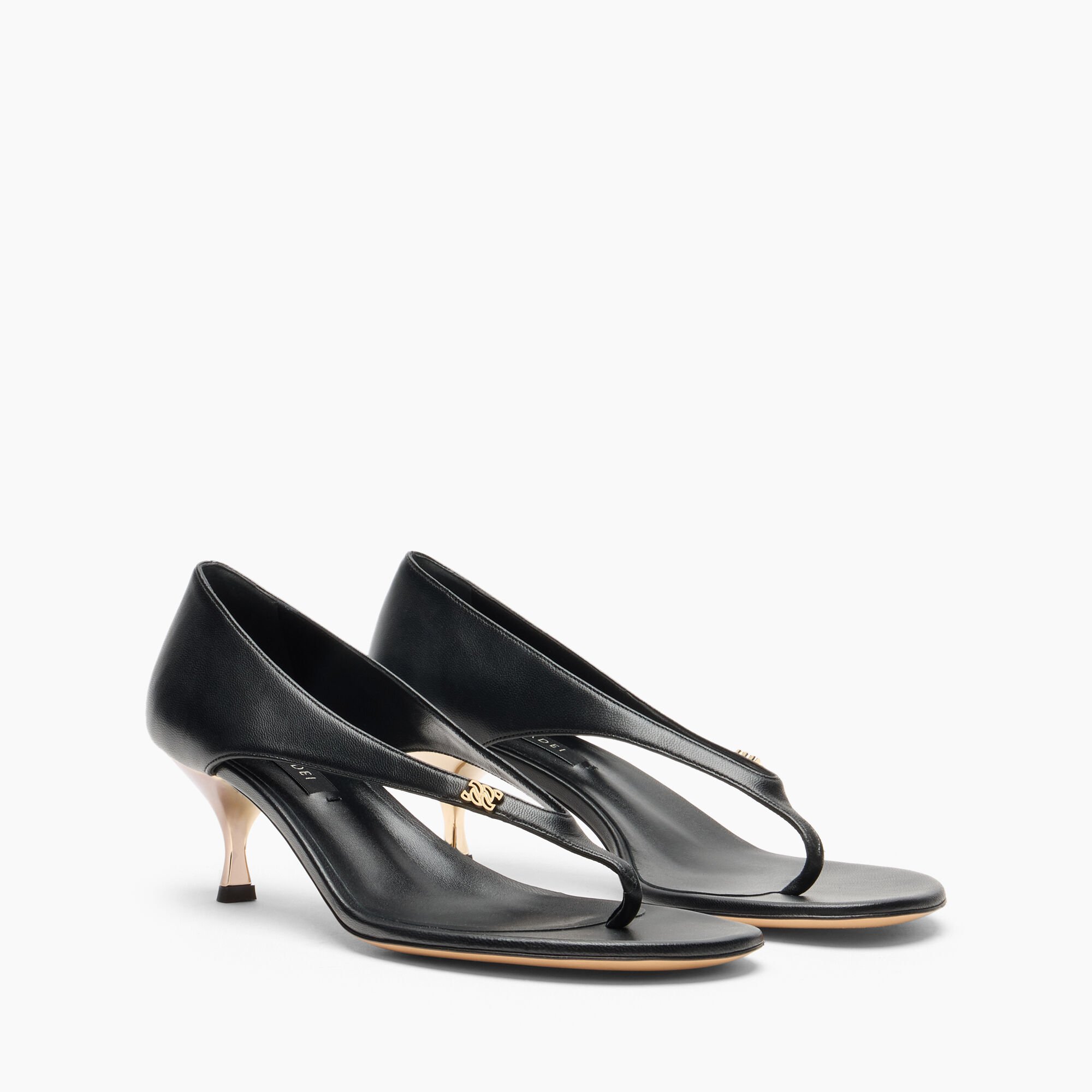 Casadei Chic Julia Kitten Sandal Black 1H079B0501C3029