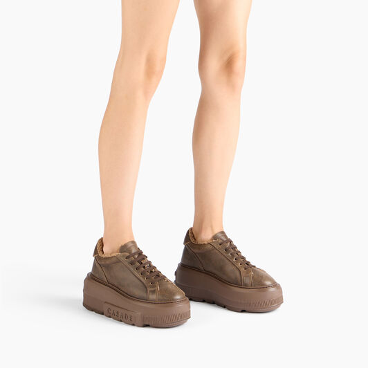 Casadei Nexus Grays Peak Sneaker Saddle 2X924Z0711GYPEK Casadei Nexus Grays Peak Sneaker Saddle 2X924Z0711GYPEK