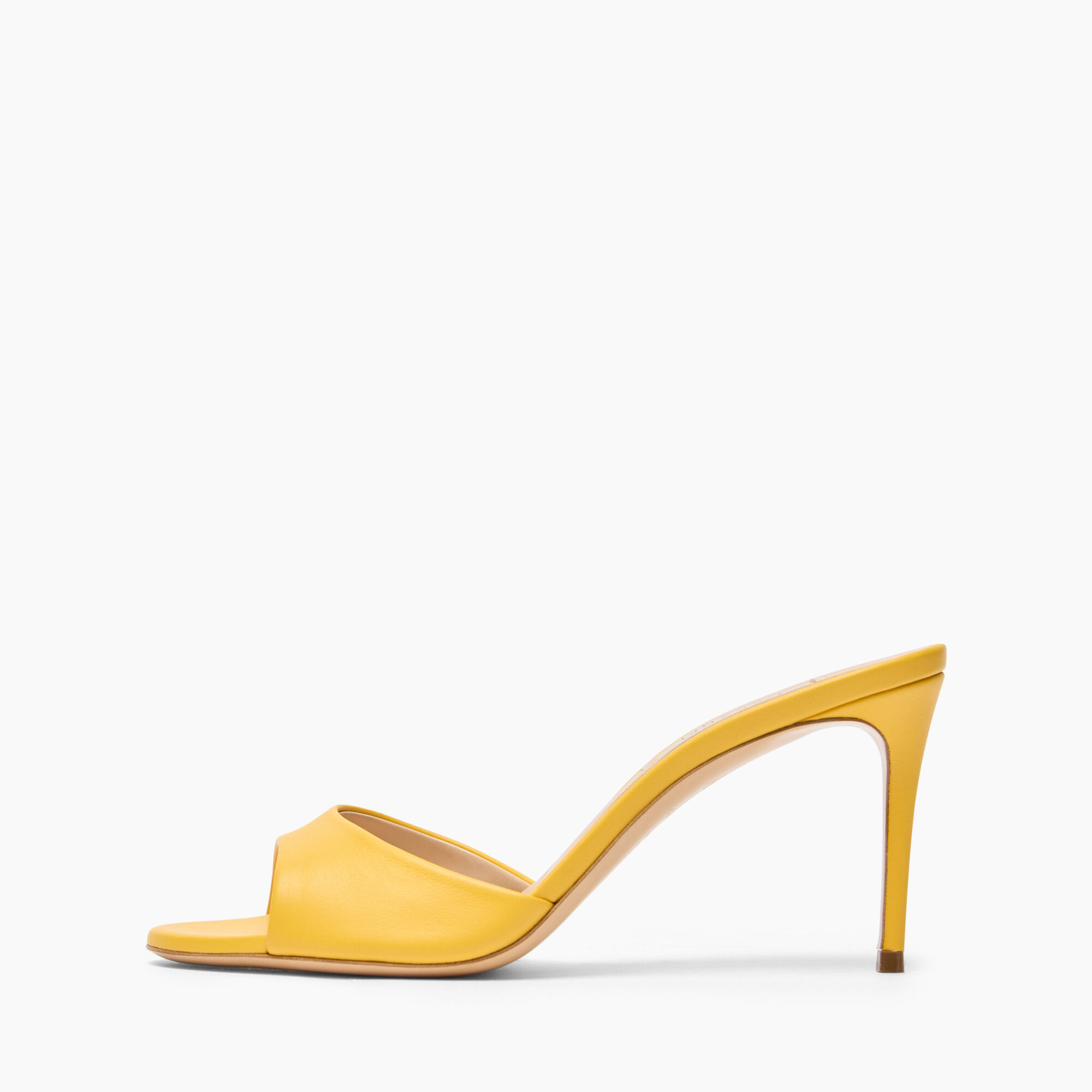 Casadei Julia Leather Mules Curcuma 1M407J0801MINOR