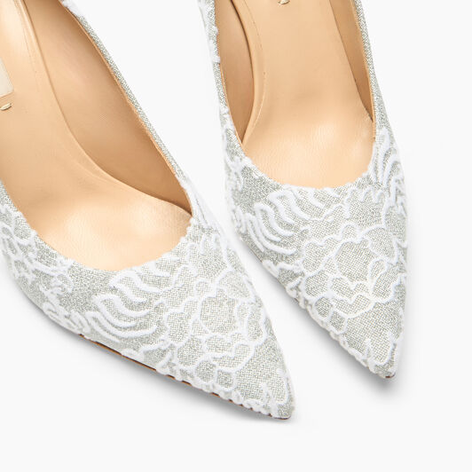 Casadei Julia Rigel Pump Silver 1F082C0801RIGEL Casadei Julia Rigel Pump Silver 1F082C0801RIGEL