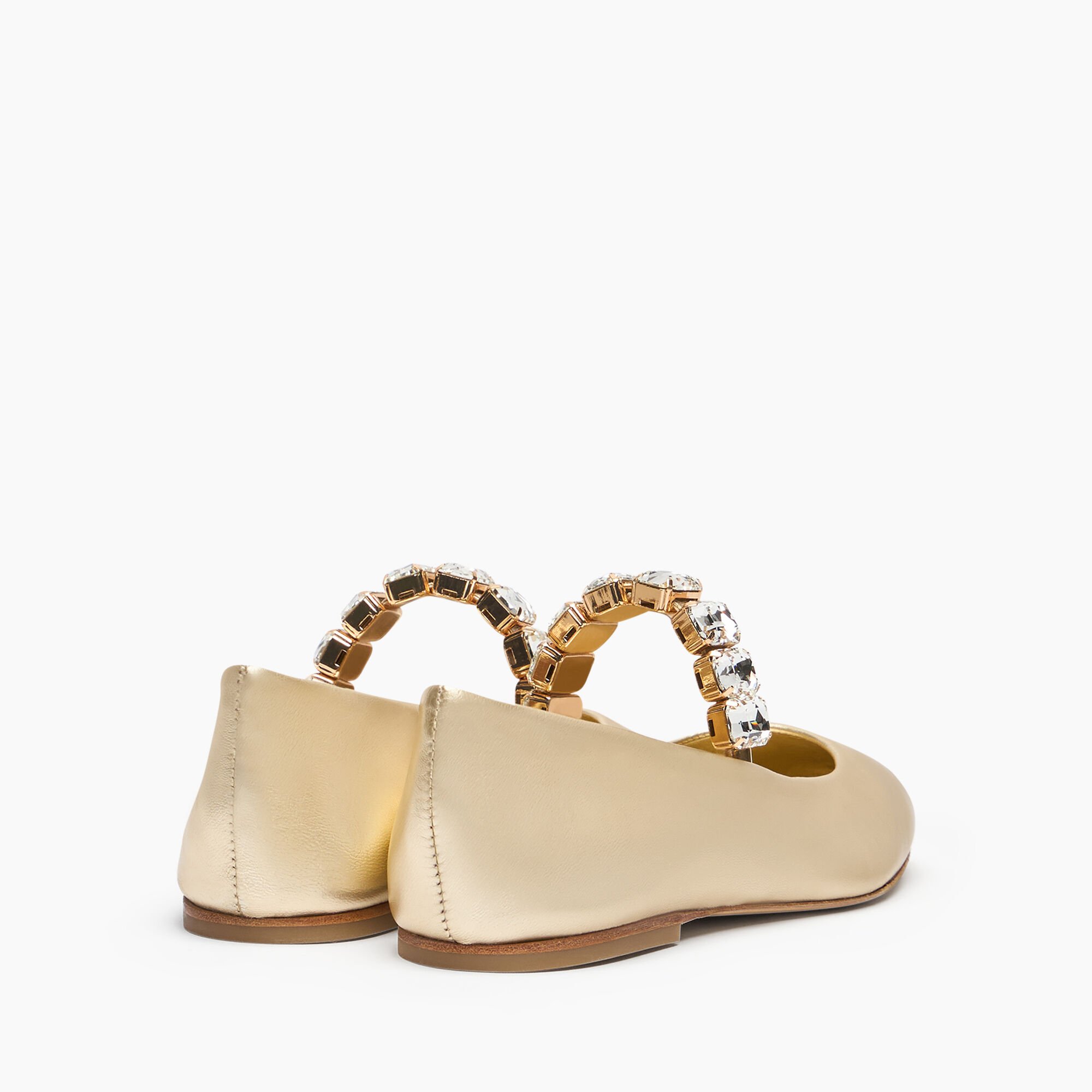 Casadei Flash Ballet Flats Platino 1A283J0101C2677
