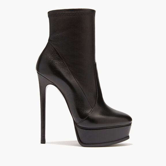 Casadei بوت فلورا بلاتفورم للكاحل أسود 1R627L1401T0053 Casadei بوت فلورا بلاتفورم للكاحل أسود 1R627L1401T0053