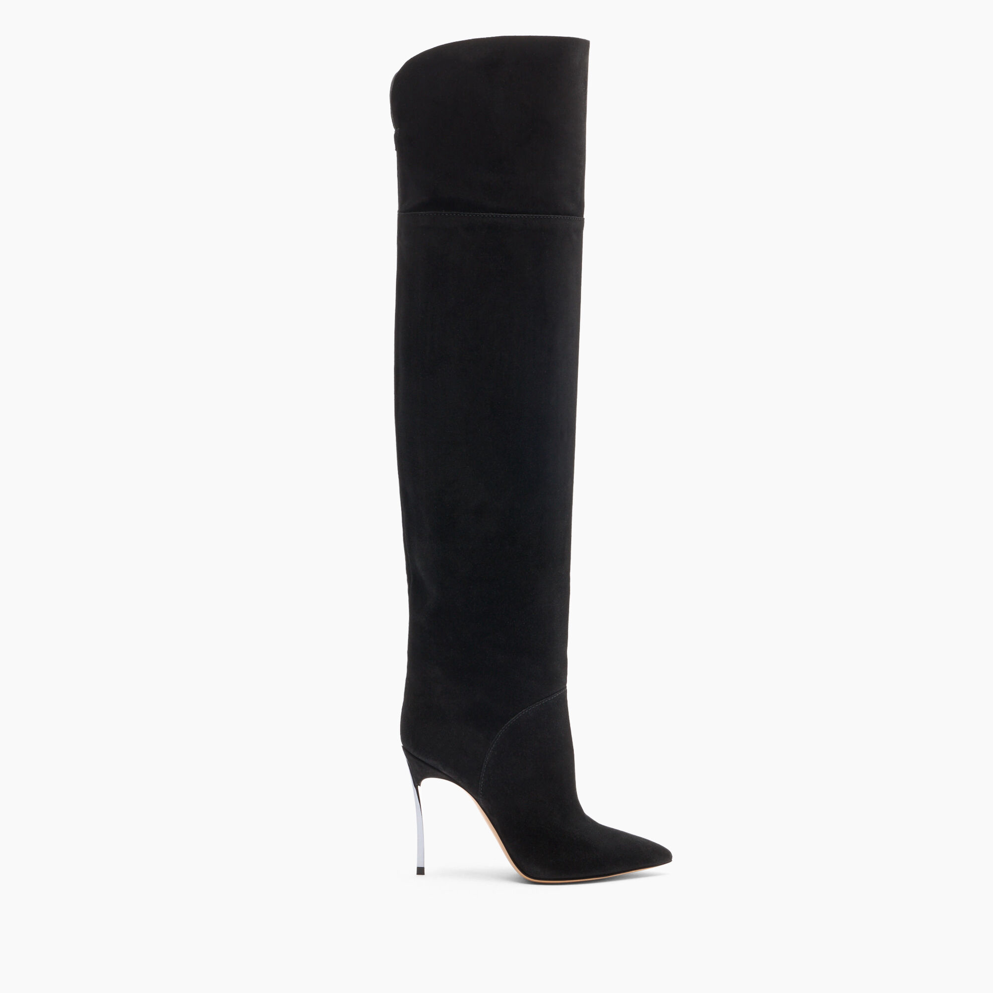 Casadei Blade Reversible Over The Knee Black 1T076A100MC1832