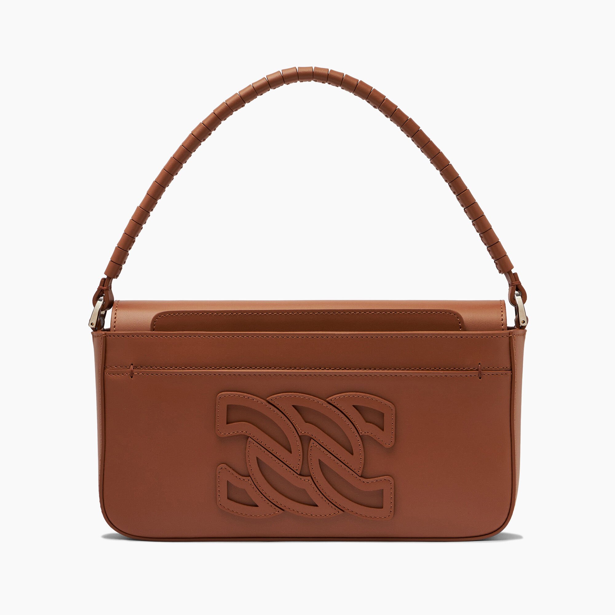 Leather chain handbag on sale
