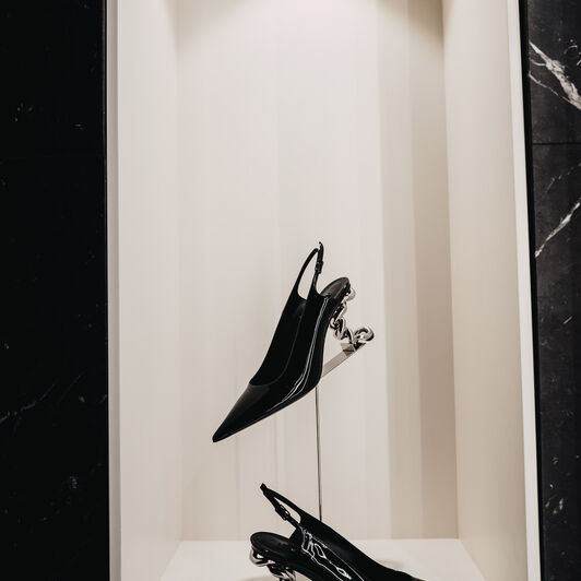 Casadei Slingback Infinity Nero 1G662A080MC2907 Casadei Slingback Infinity Nero 1G662A080MC2907