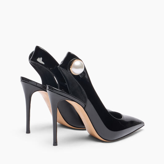 Casadei Julia Big Pink Slingbacks Nero 1G635J1001TIFFA