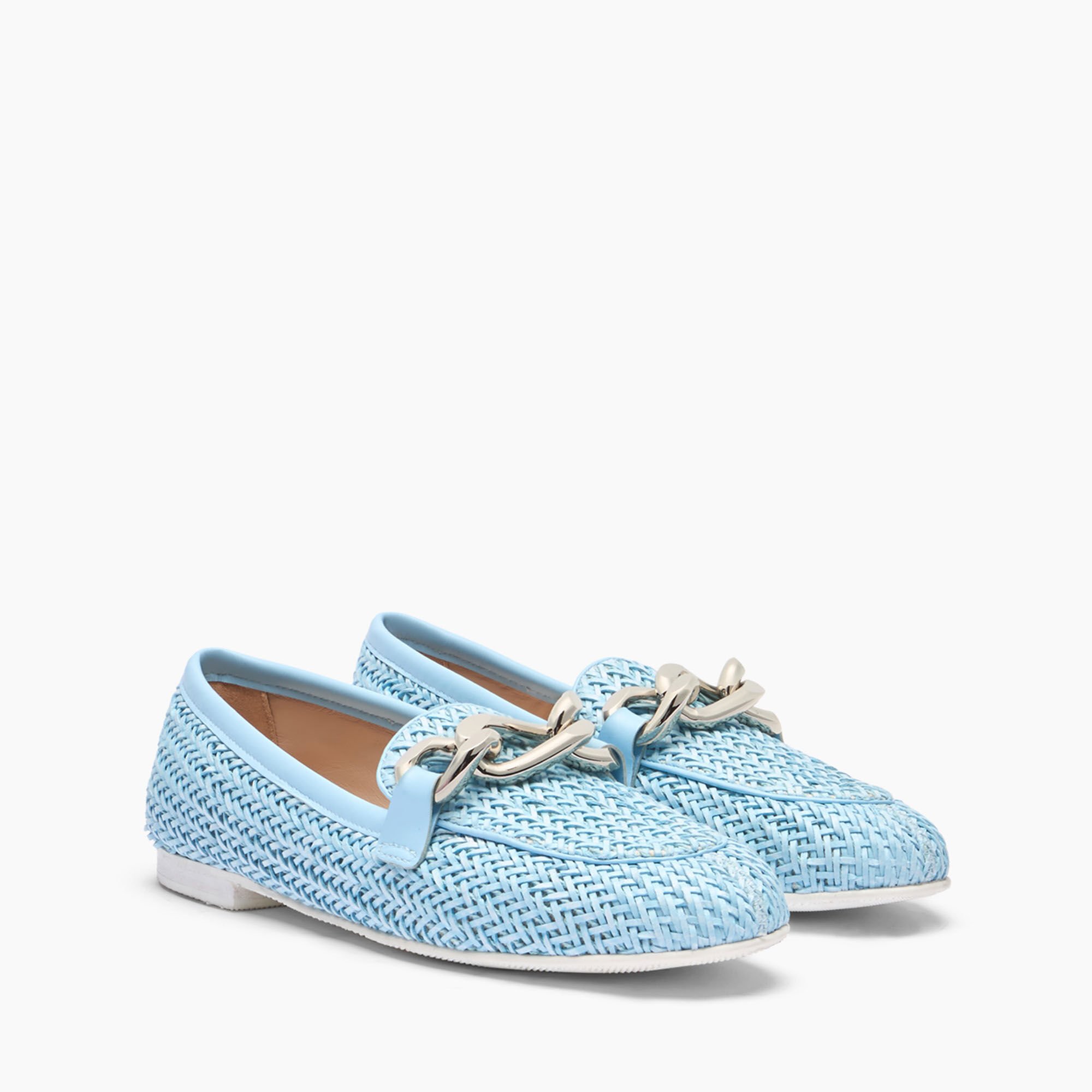 Casadei Hanoi Loafers Sky 1D281J0101C1293