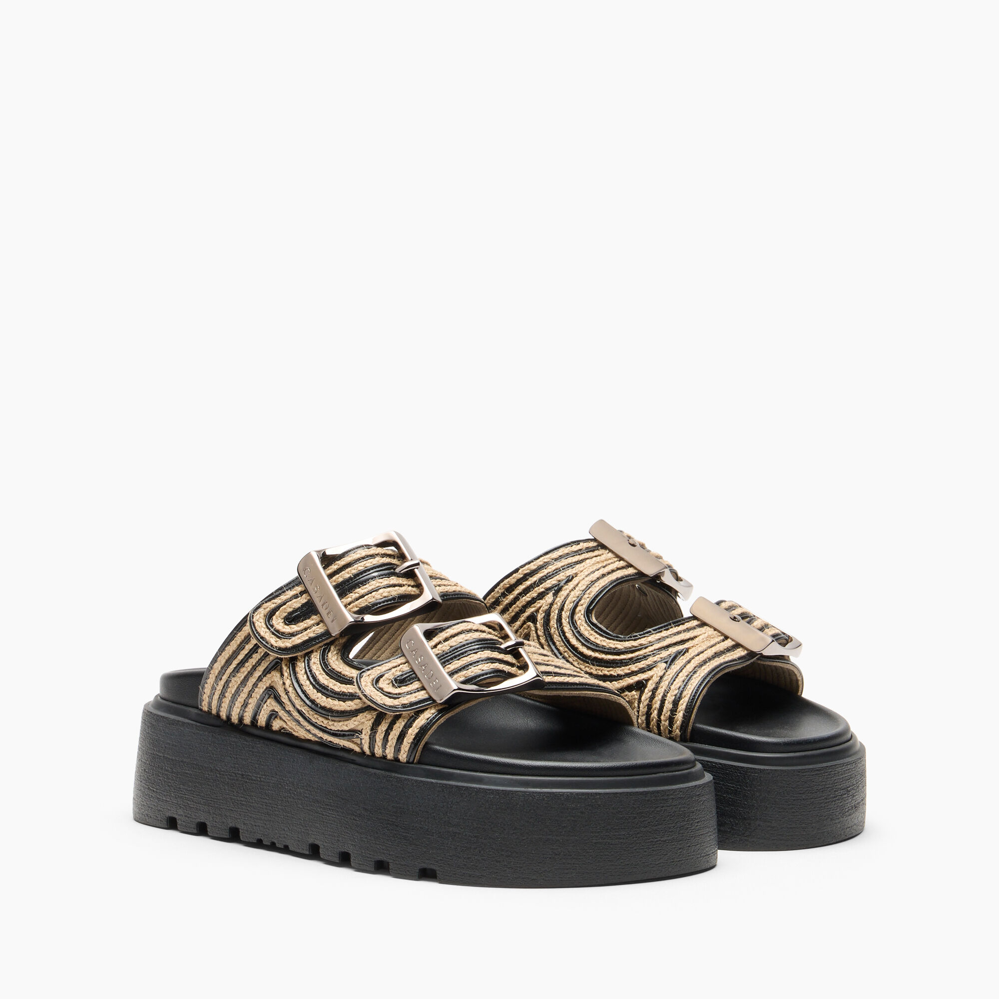 Thaiti Birki in Black for Women | Casadei®