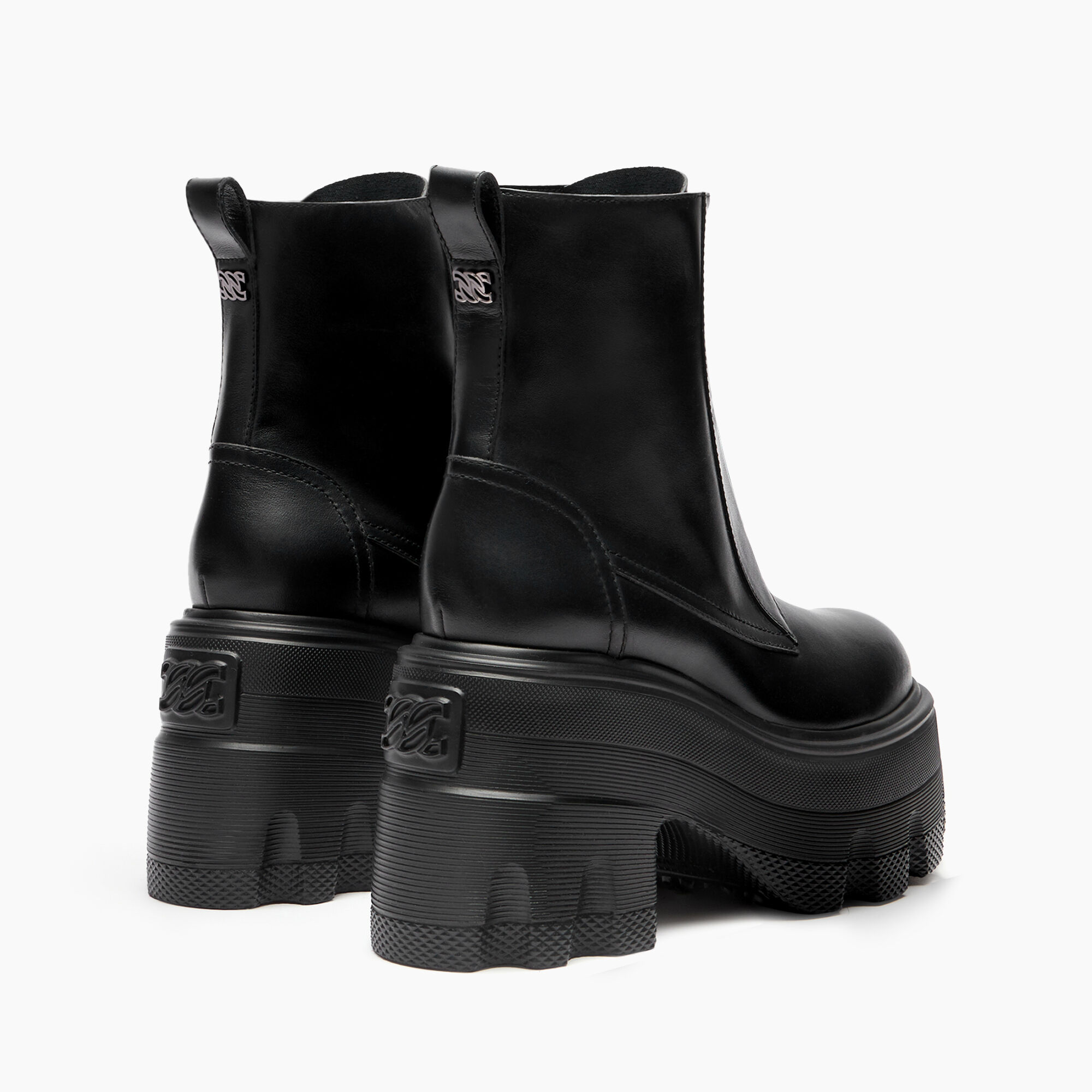  Maxxxi Zipped Leather Ankle Booots Black 2R500Y070NC1563