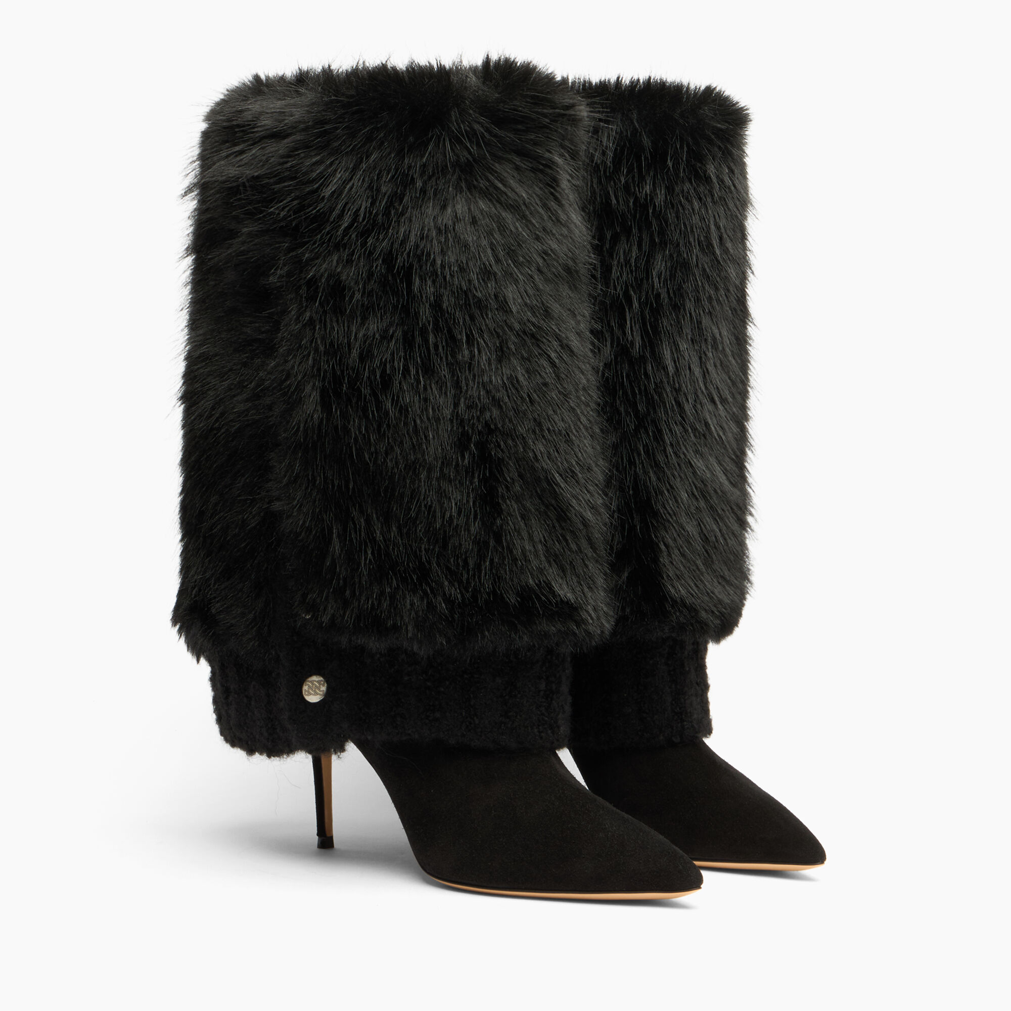 Casadei Double Face Julia High Boot Black 1S398A0801T0561