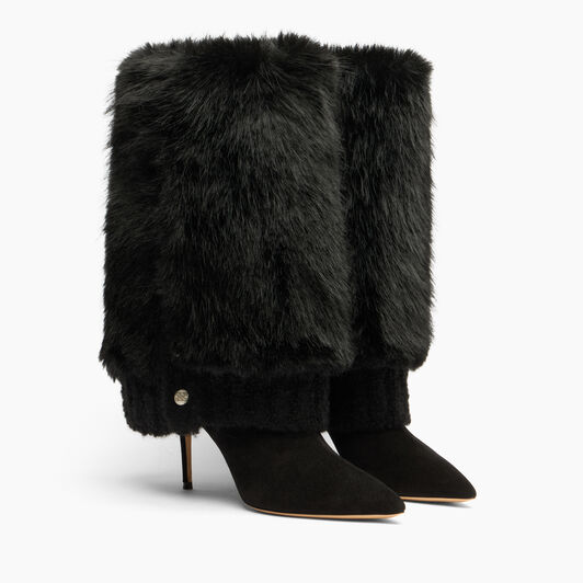 Casadei Double Face Julia High Boot Black 1S398A0801T0561 Casadei Double Face Julia High Boot Black 1S398A0801T0561